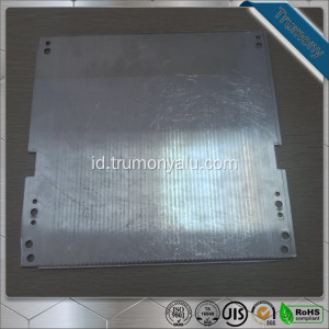 Pendingin aluminium heat sink pipa panas pelat datar